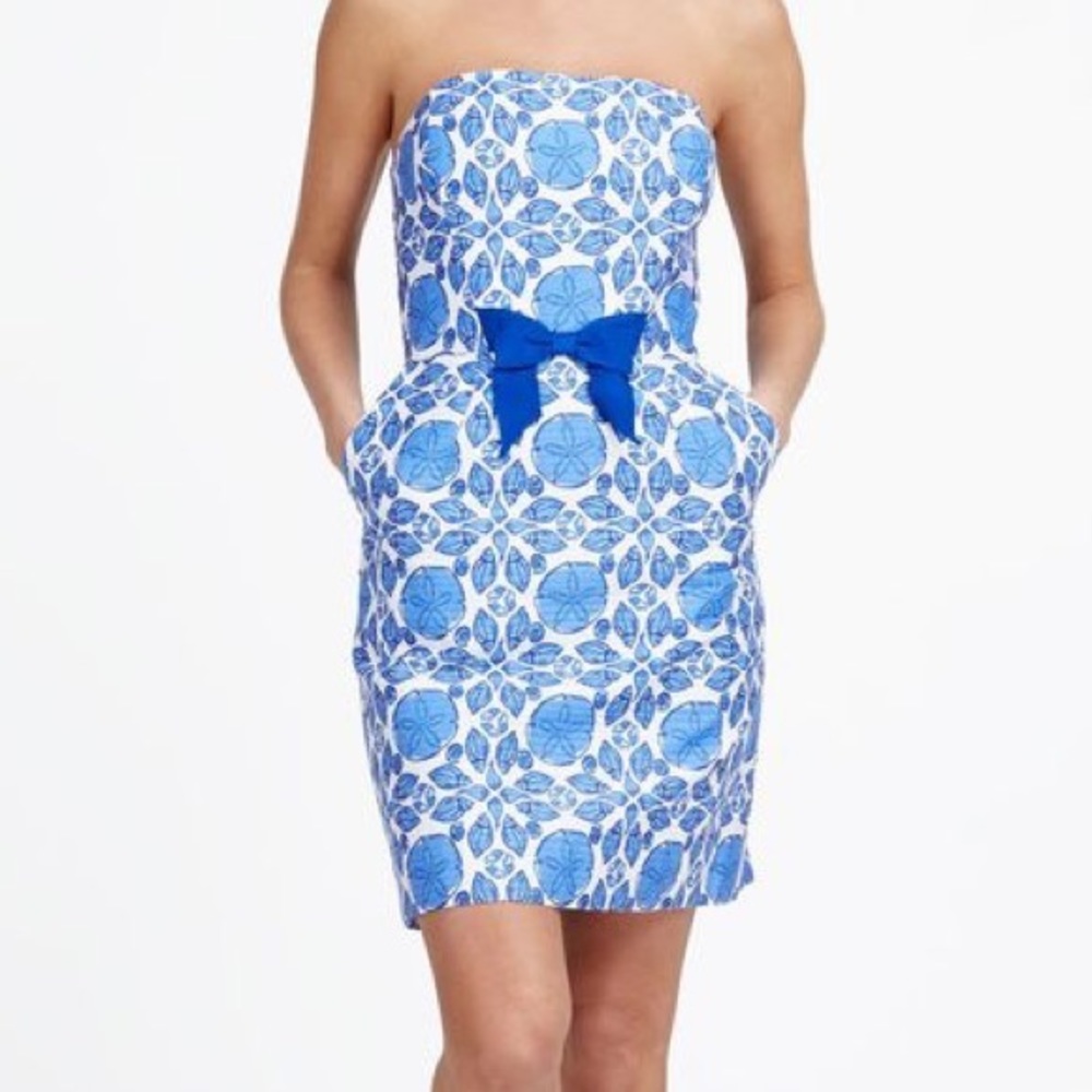 Vineyard Vines Blue & White Shell Dress • Size 4